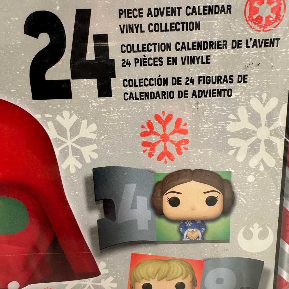 Funko Star Wars Disney Advent Calendar 24 Pc Vinyl Collection Holiday New - Picture 3 of 6